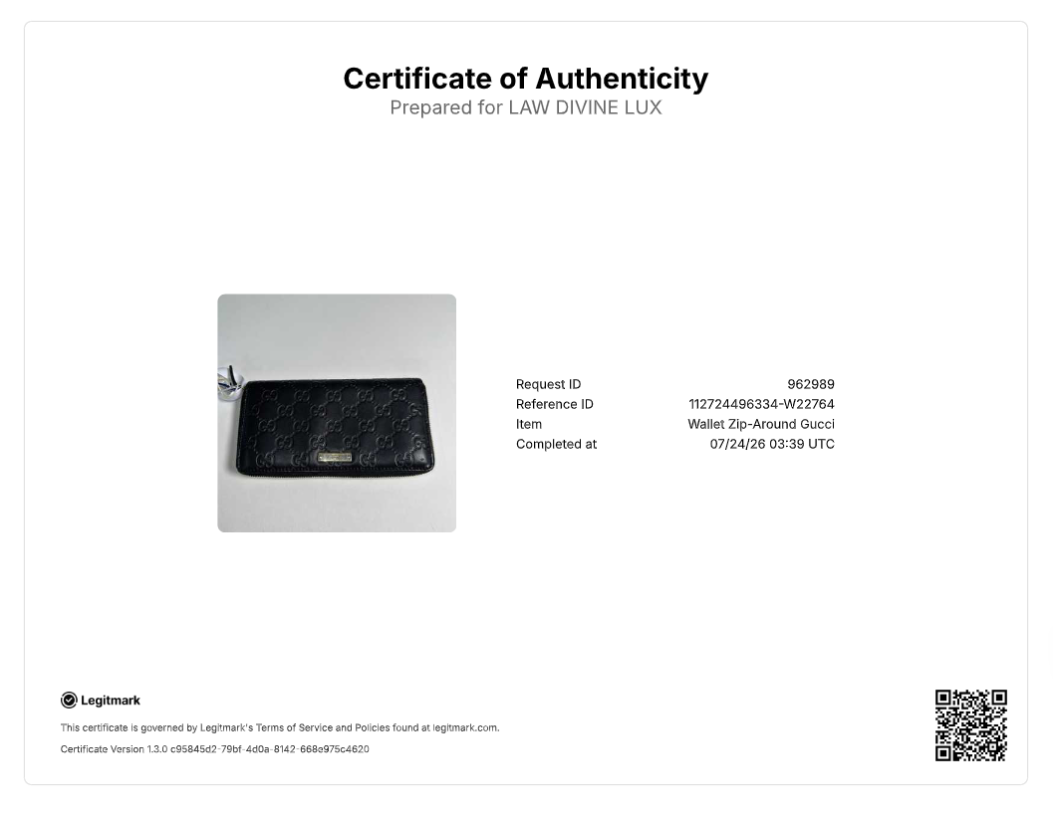 Gucci Guccissima Metal Bar Zip-Around Long Wallet in Black Calfskin Leather W22764