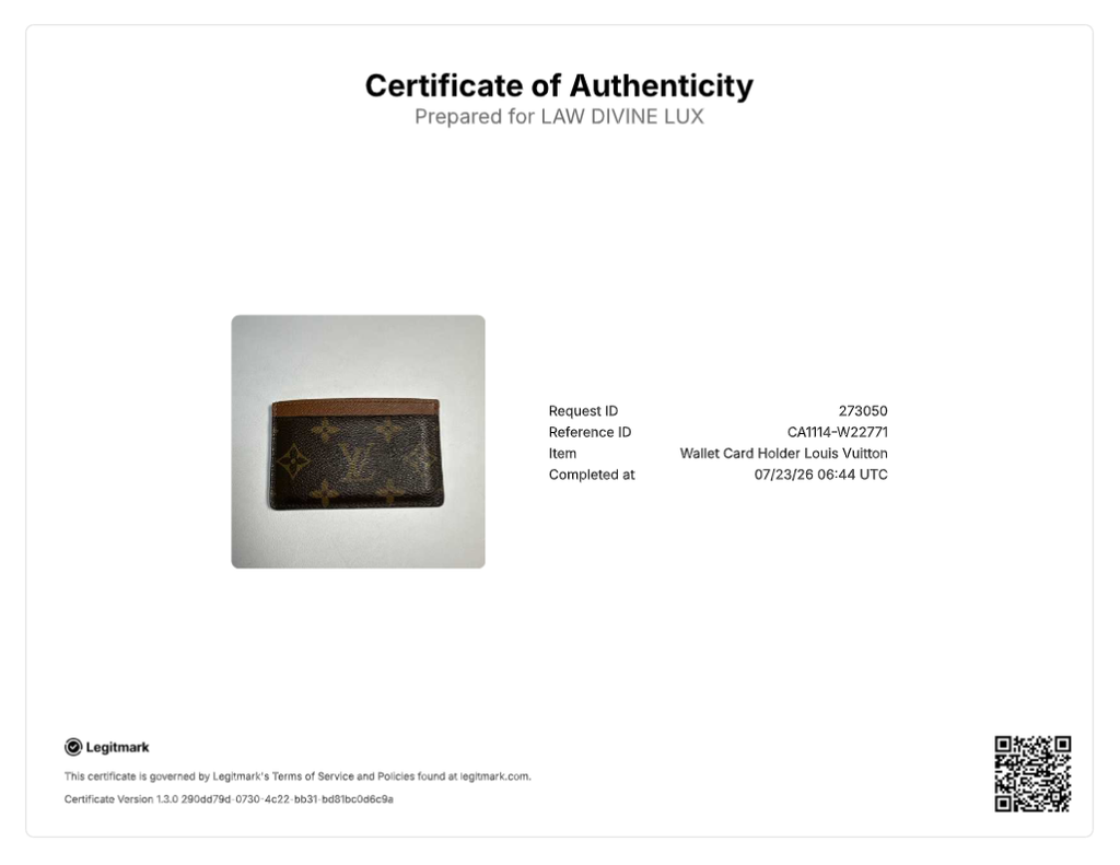 Louis Vuitton Card Holder W22771