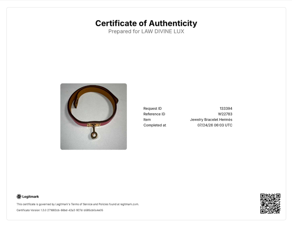 Hermès Kelly Double Tour Bracelet W22783