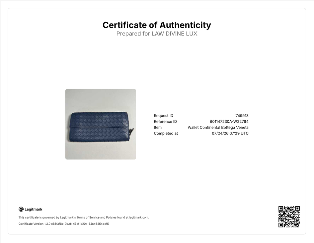 Bottega Veneta Intrecciato Continental Flap Wallet W22784