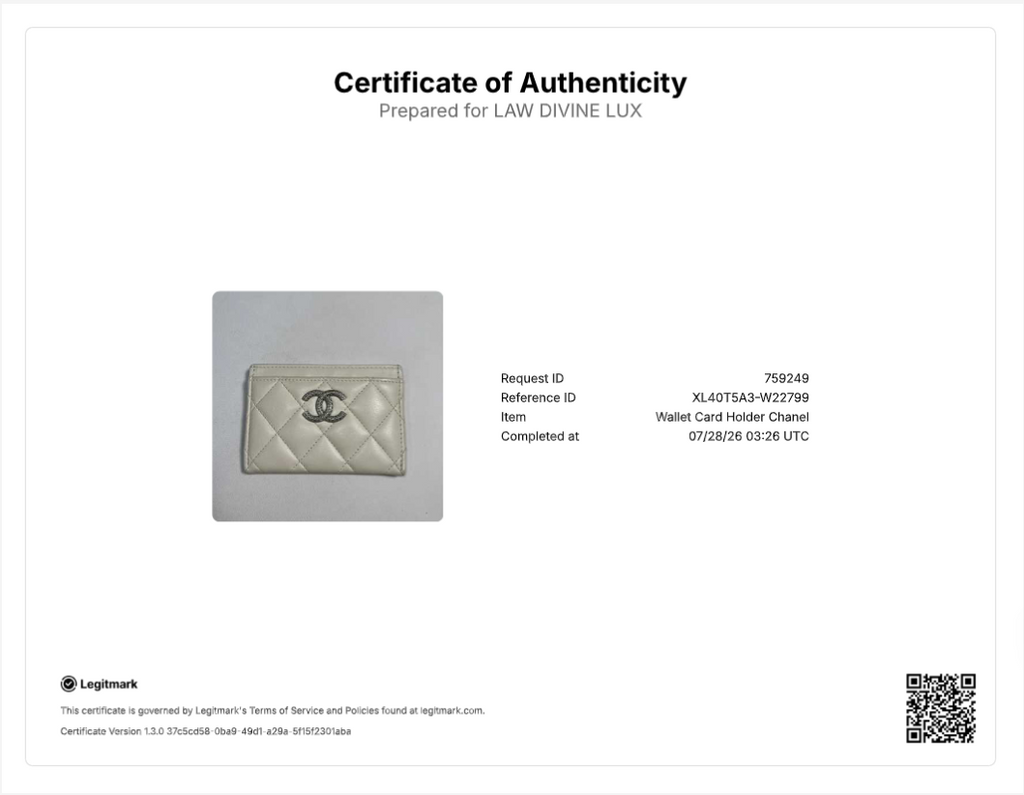 Chanel Classic CC Card Holder W22799