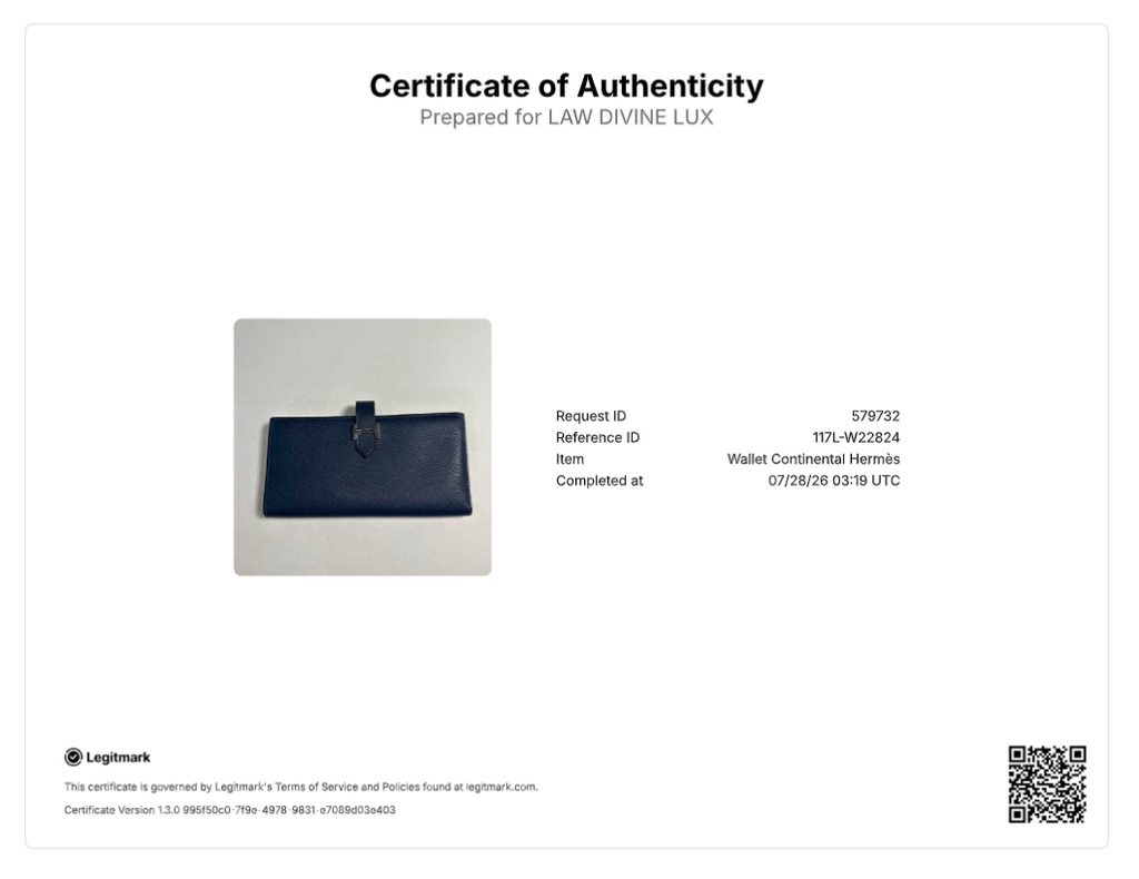 Hermès Béarn Wallet W22824