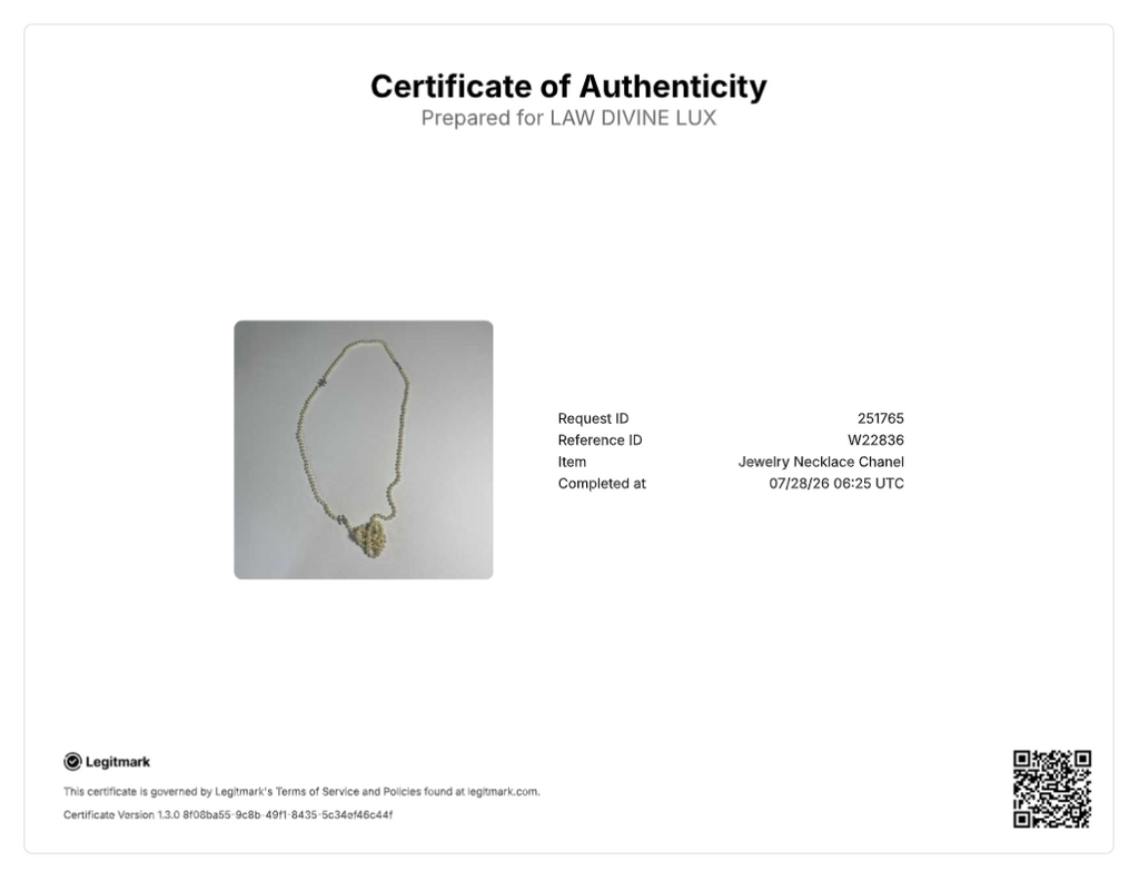 Chanel Faux Sautoir Logo Long Necklace W22836