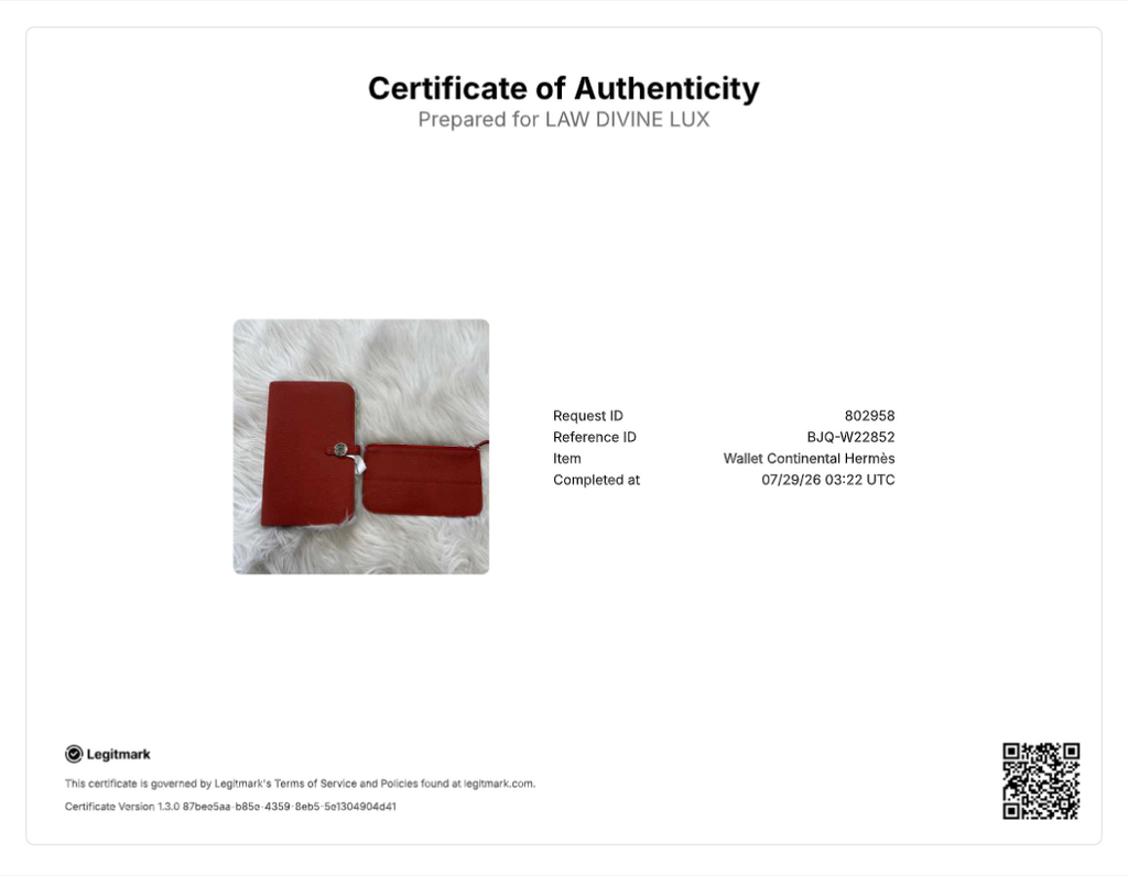 Hermès Dogon Duo Wallet W22852