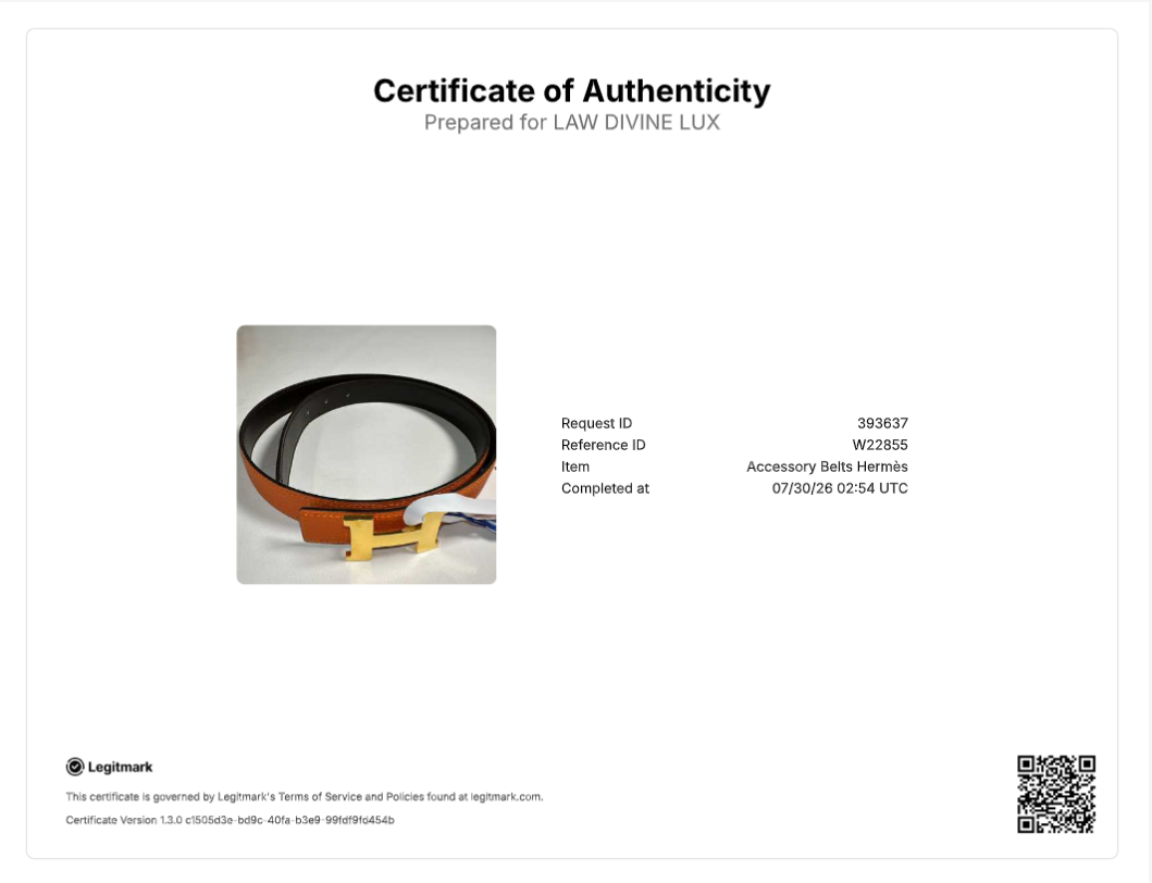 Hermès H Buckle Reversible Leather Belt W22855