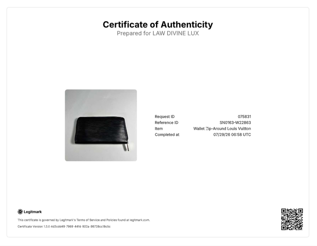 Louis Vuitton Zippy Wallet in Epi Leather W22863