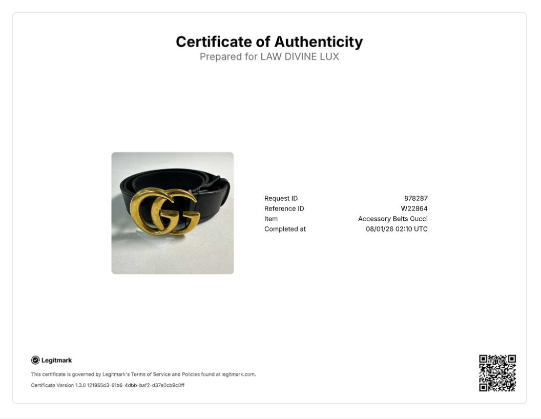 Gucci GG Marmont Leather Belt with Shiny Buckle W22864
