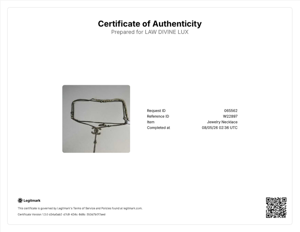 Chanel CC Multi-Chain Long Necklace W22897