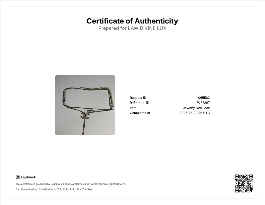 Chanel CC Multi-Chain Long Necklace W22897