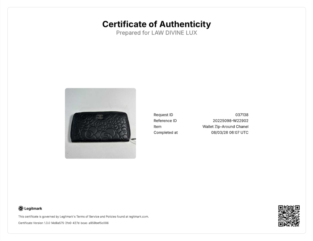Chanel Vintage 2011 Continental Wallet W22902