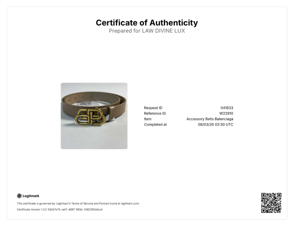 Balenciaga BB Thin Belt W22910