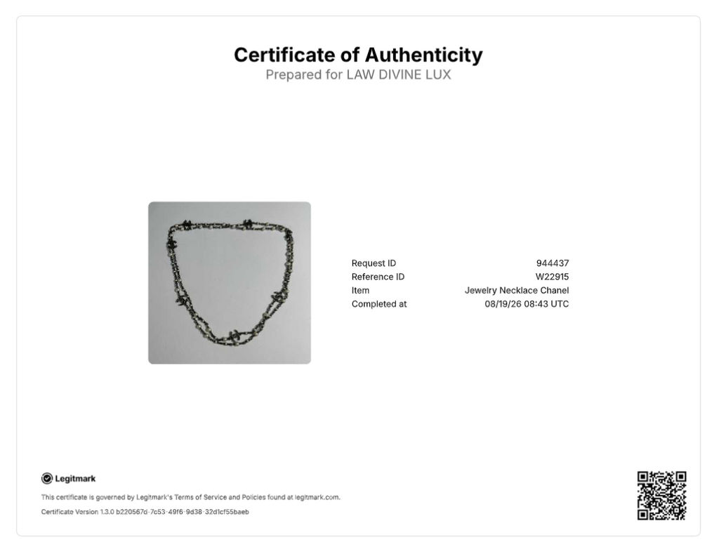Chanel long CC necklace W22915