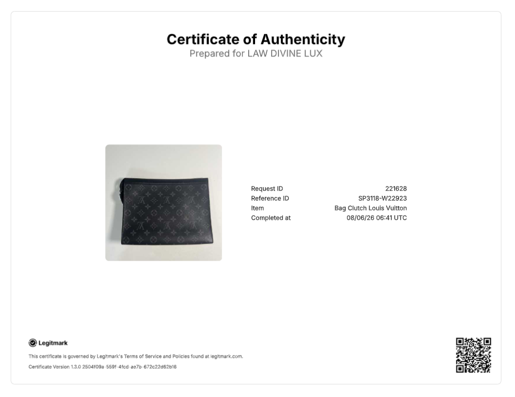 Louis Vuitton Monogram Eclipse Pochette Voyage MM W22923