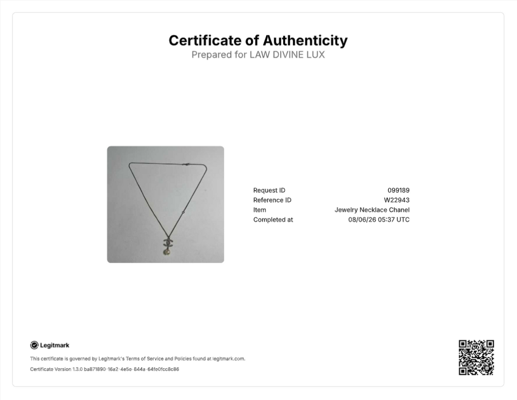 Chanel CC Faux Necklace W22943