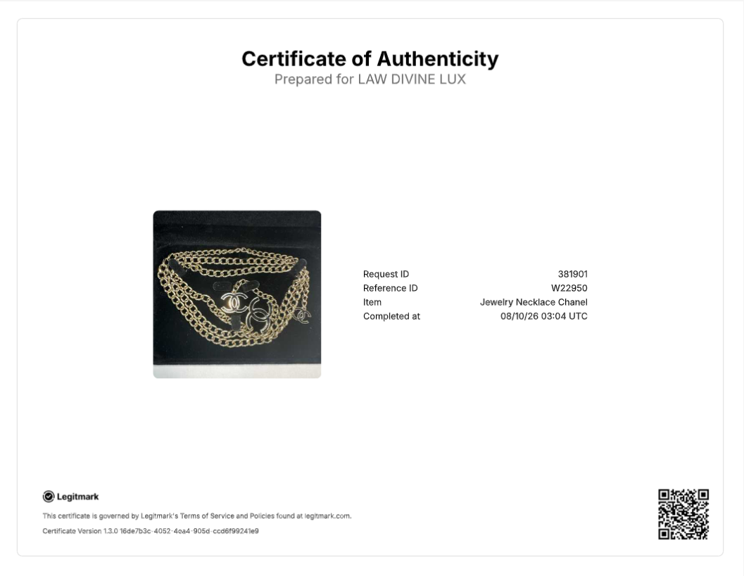 Chanel Gold Tone Enamel CC Charm Chain Belt W22950
