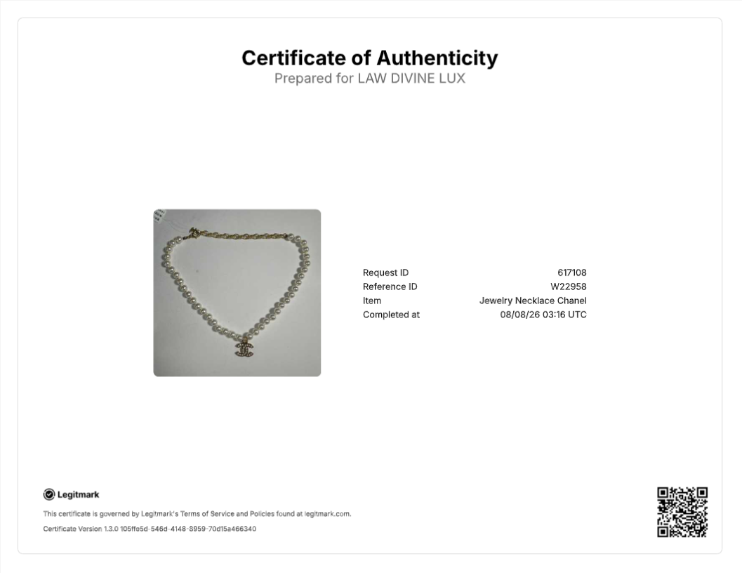 Chanel CC Pendant Necklace W22958