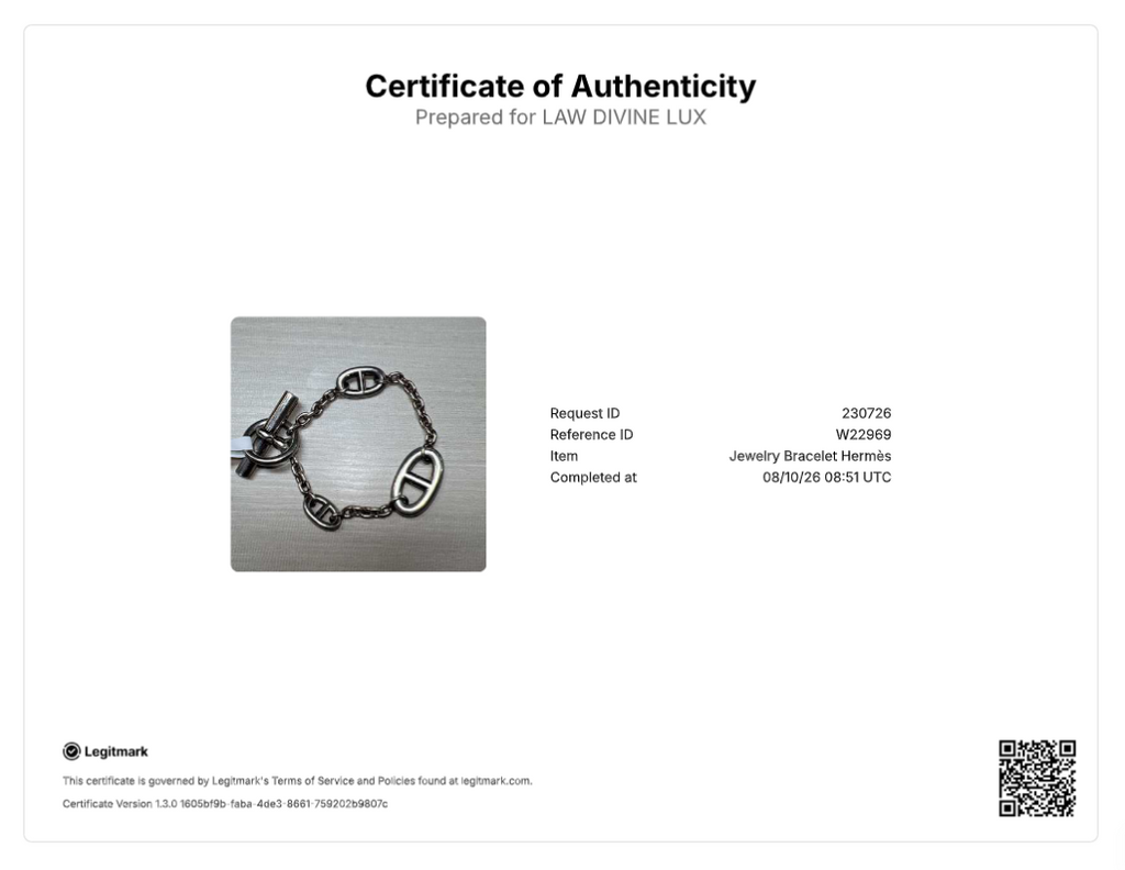 Hermès Chaine d'Ancre Farandole Bracelet W22969