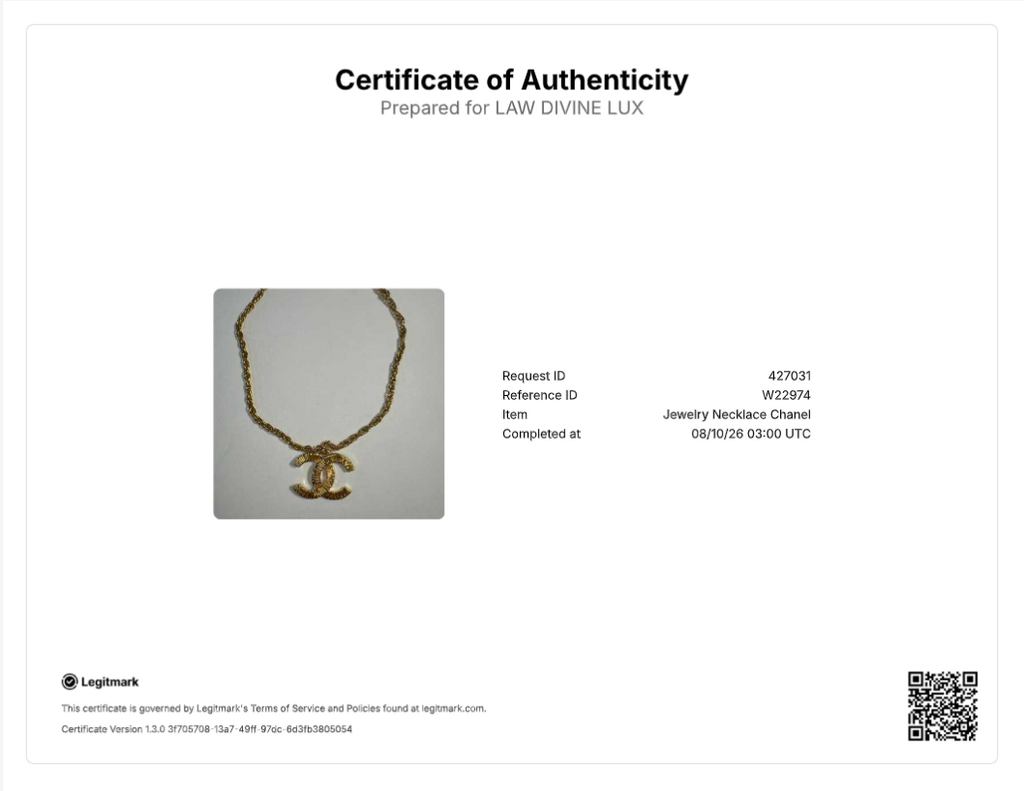 Chanel Vintage Gold Large Textured CC Statement Chain Collar Necklace W22974