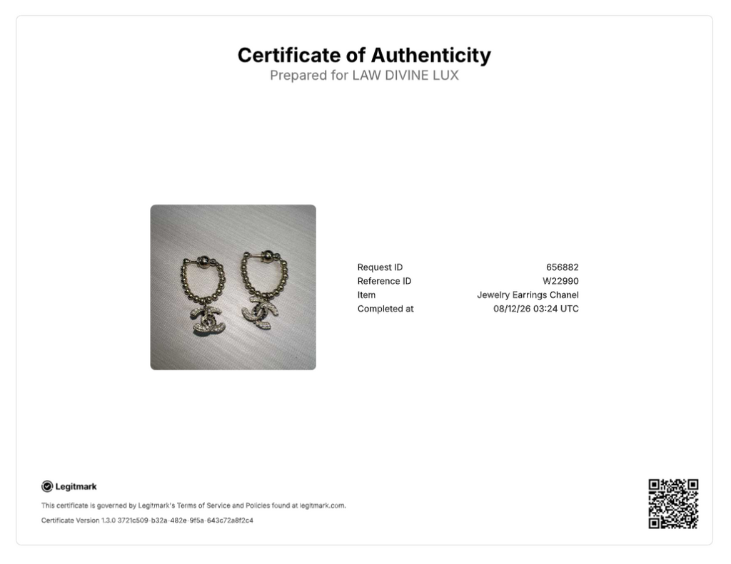Faux CC Drop Earrings W22990