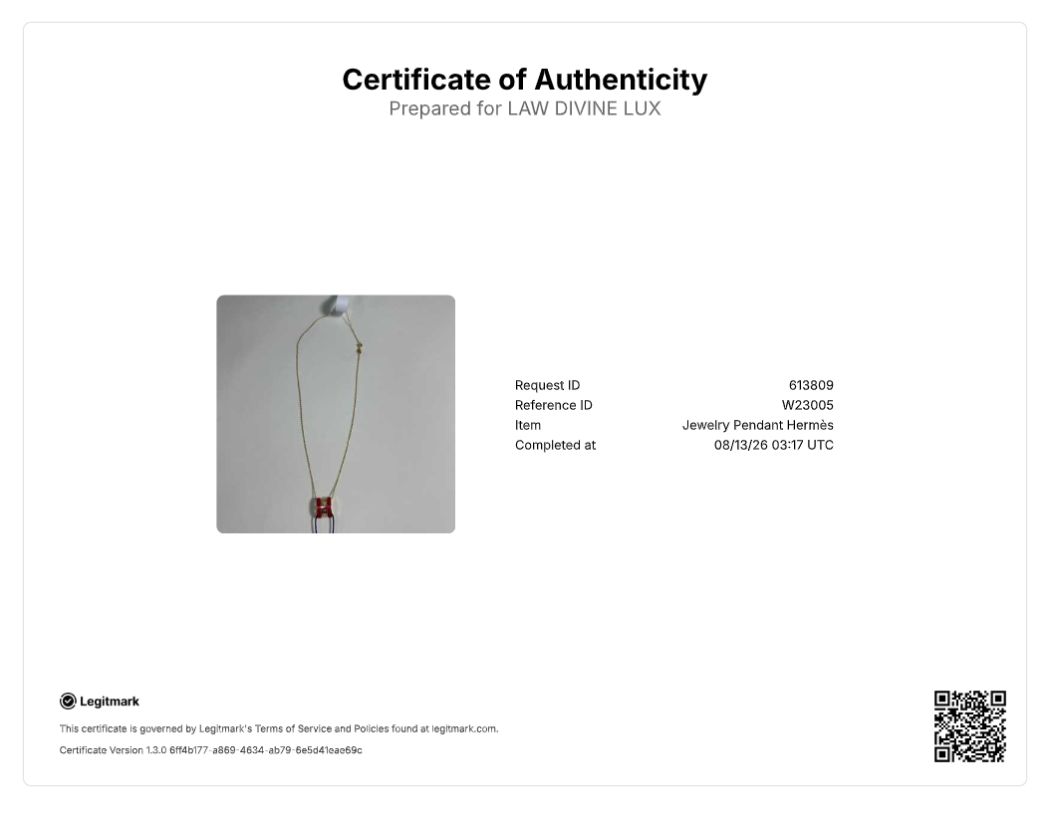 Hermes Mini Pop H Necklace W23005
