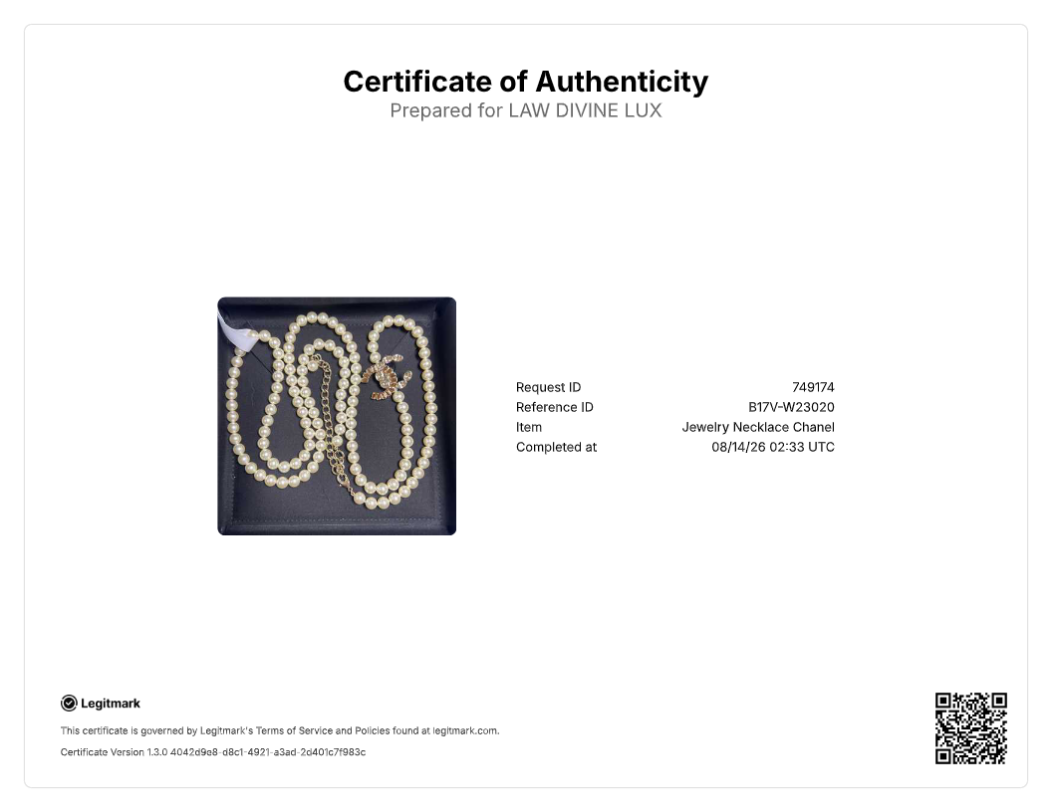 Chanel Vintage Double-Strand CC Pendant Necklace W23020