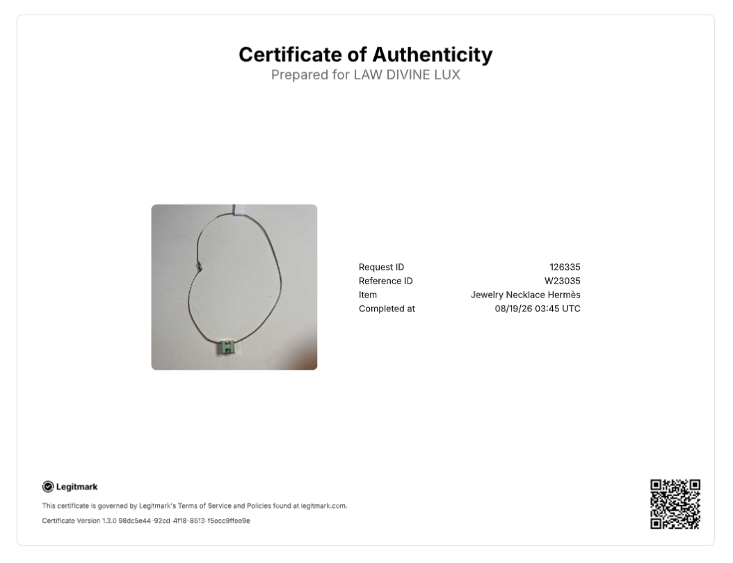 Hermès Cage d'H "H-Cube" pendant necklace W23035