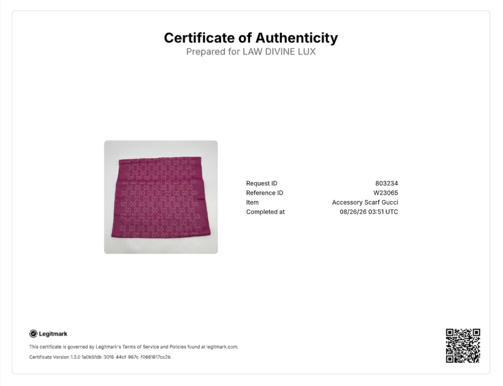 Gucci GG Monogram Fringe Scarf in Roseate Pink W23065
