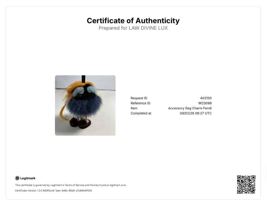 Fendi Witches Bag Bug Monster Charm W23099