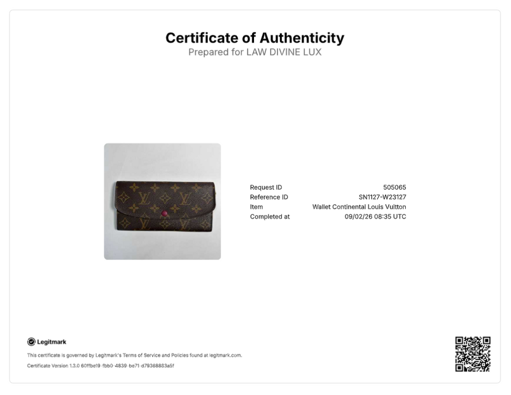 Monogram Canvas Emilie Wallet W23127