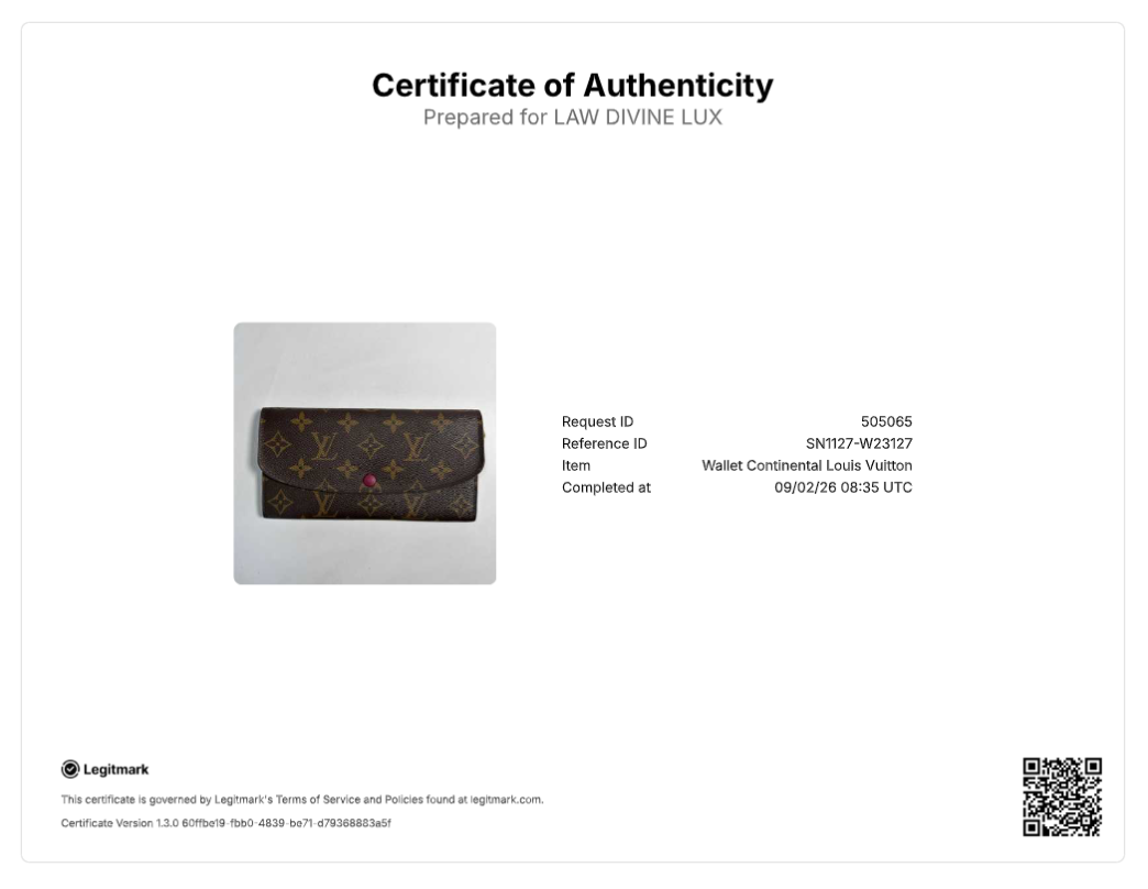 Monogram Canvas Emilie Wallet W23127