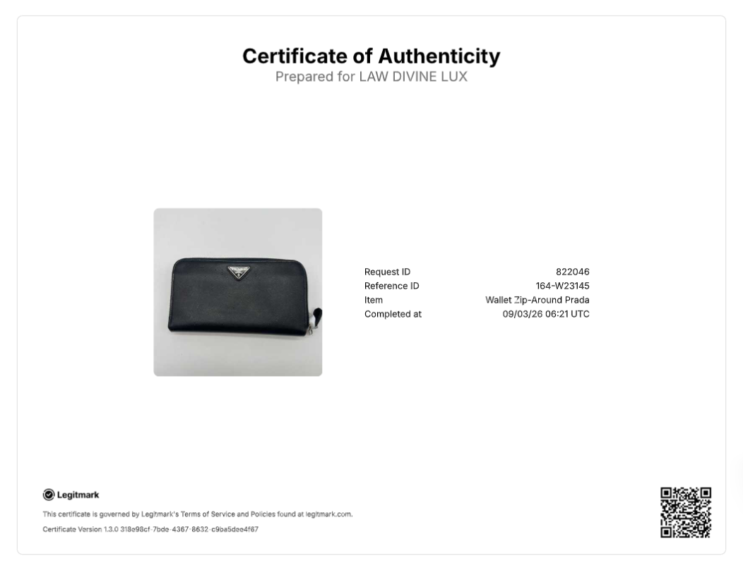 Prada Leather Continental Wallet W23145