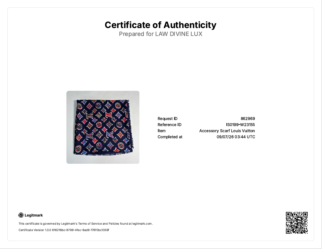 Louis Vuitton Rainbow Wool/Silk Logomania Scarf W23155