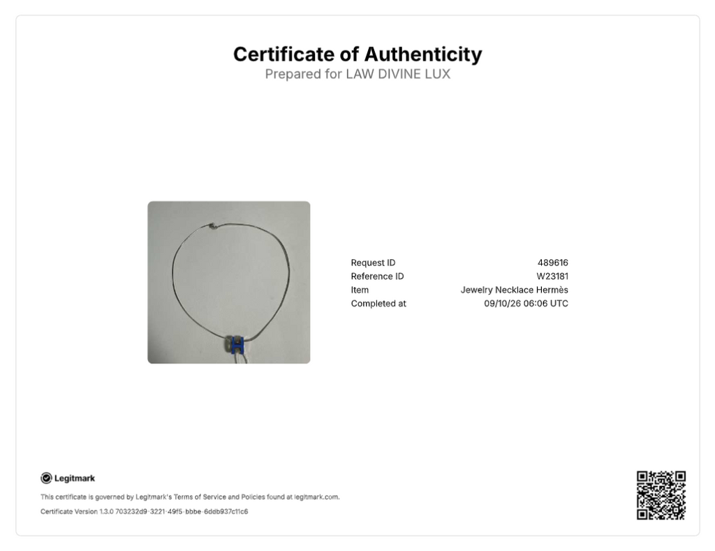 Hermès Mini Pop H Pendant Necklace W23181