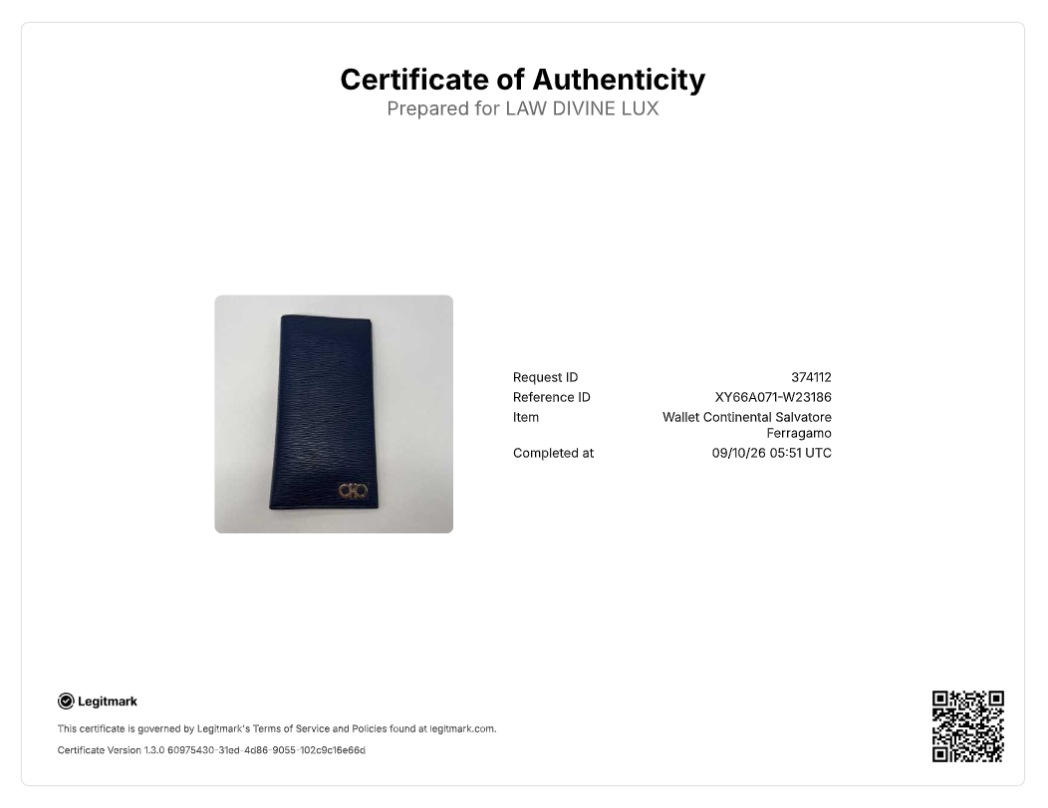 Ferragamo Gancini Organizer Wallet W23186