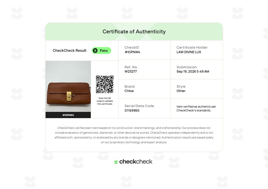 Chloé Drew Leather Zip-Around Continental Wallet Twins W23277