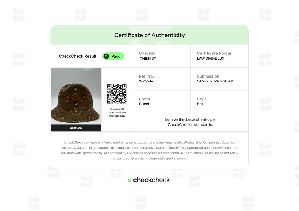 Gucci x Disney Mickey Mouse GG Supreme Bucket Hat W23394