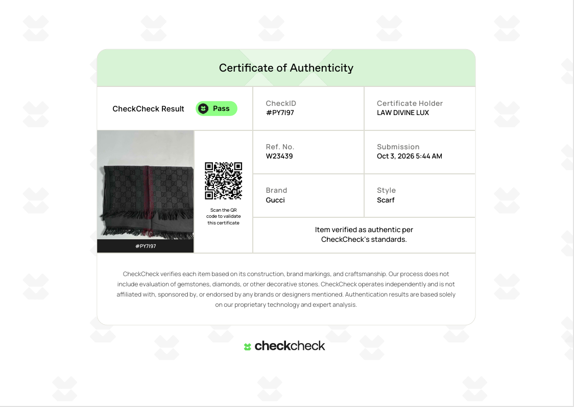 Wool GG Logo Scarf W23439