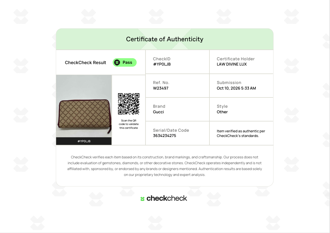 Diamante Print Canvas Continental Wallet W23497