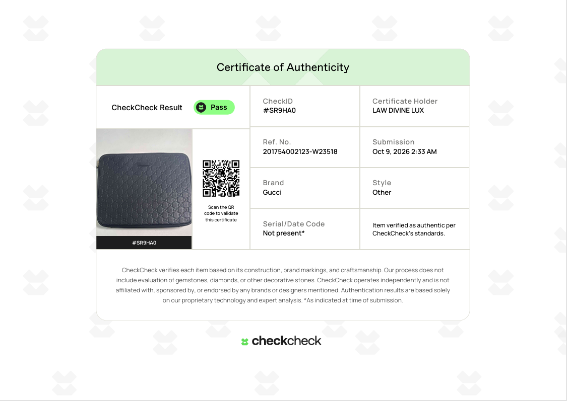 GG Signature Portfolio W23518