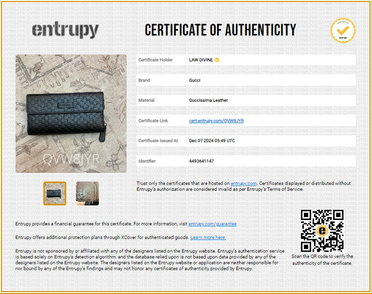 Microguccissima Continental Flap Wallet