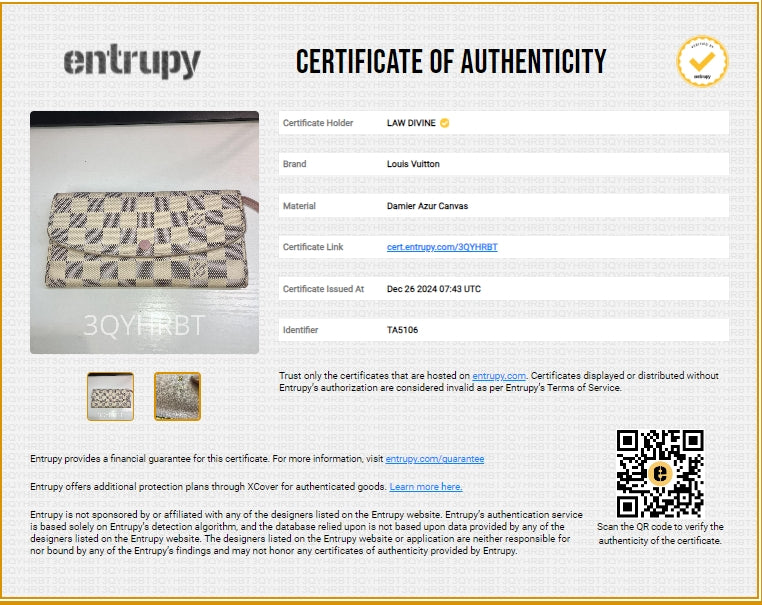 Emilie Wallet Damier