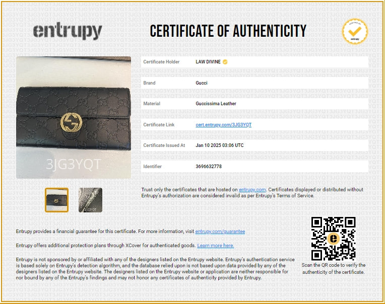 Icon Continental Wallet Guccissima Leather