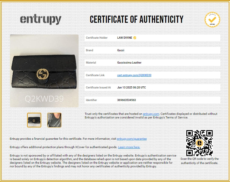 Icon Continental Wallet Guccissima Leather