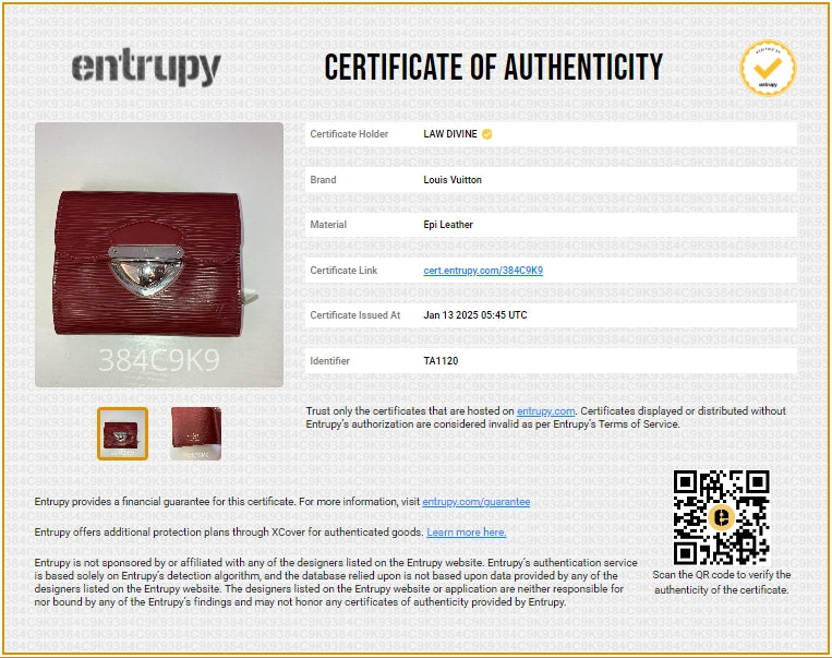 Joey Wallet Epi Leather