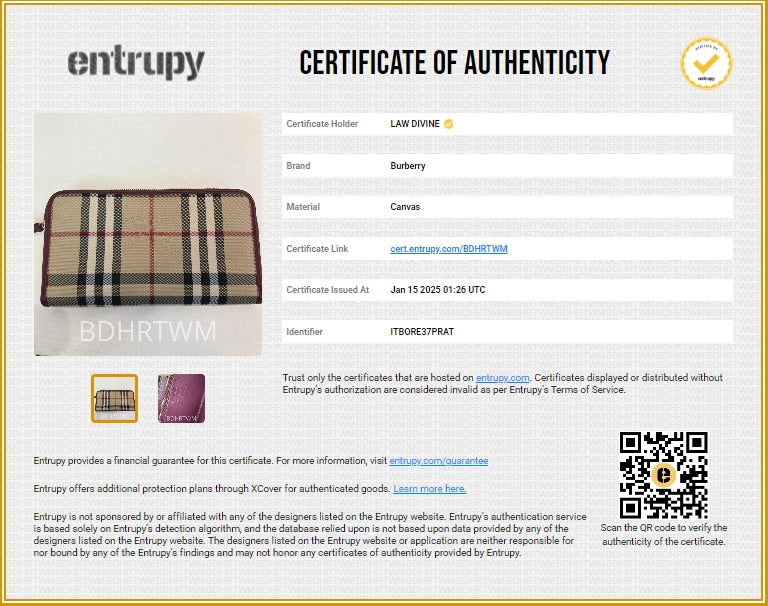 Elmore Zip Wallet Leather with Horseferry Check Canvas