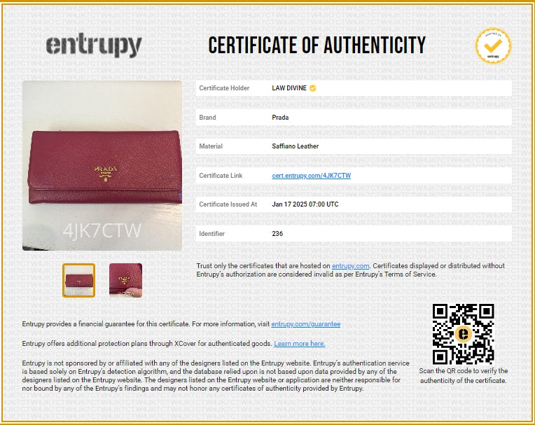 Continental Wallet Saffiano Leather Long