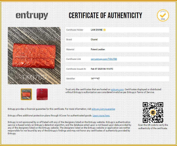 Lucky Symbols Wallet Embossed Quilted Patent Long
