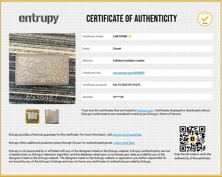 L-Yen Wallet Camellia Leather