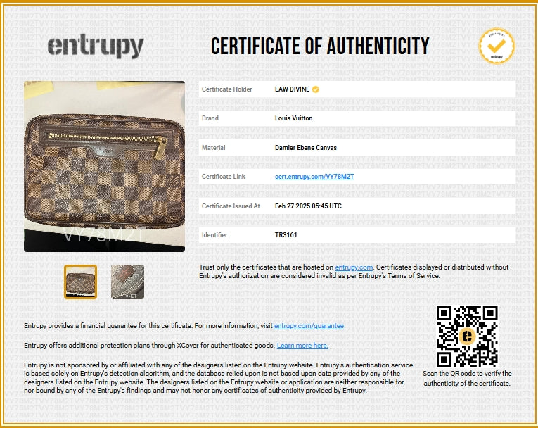Pochette Macao Damier