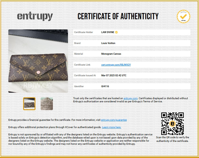 LV Monogram Coated Canvas Continental Wallet